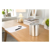 EKO Fandy Papelera de mesa (1,5 litros, acero inoxidable mate) VB920415 SEK00137 - 3
