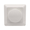 EcoDim Mando regulador con placa central y marco blancos LEC00062 - 1