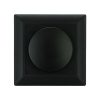 EcoDim Mando regulador con placa central y marco negros LEC00063 - 1
