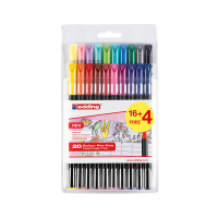 Edding 1200 rotuladores de colores pastel de punta redonda (1 mm) - 20 unidades 4-1200-20-999 239431