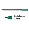 Edding 1255 Rotulador caligrafico | 2 mm | verde botella 239156 - 1