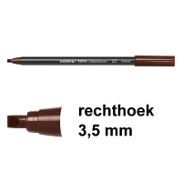 Edding 1255 Rotulador caligrafico | 3,5 mm | marron oscuro 239160