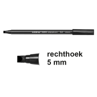 Edding 1255 Rotulador caligrafico | 5 mm | negro 239163