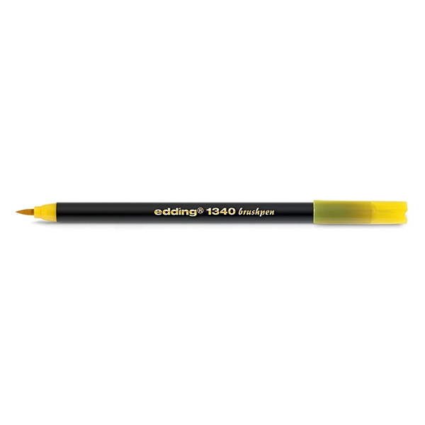 Edding 1340 Rotulador con punta de pincel amarillo