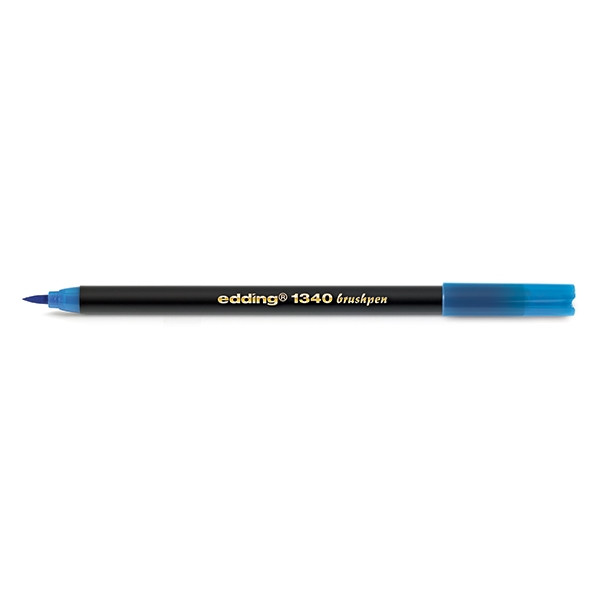 Edding 1340 Rotulador con punta de pincel azul claro