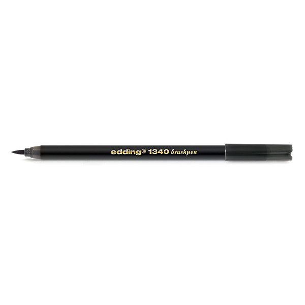 Edding 1340 Rotulador con punta de pincel negro