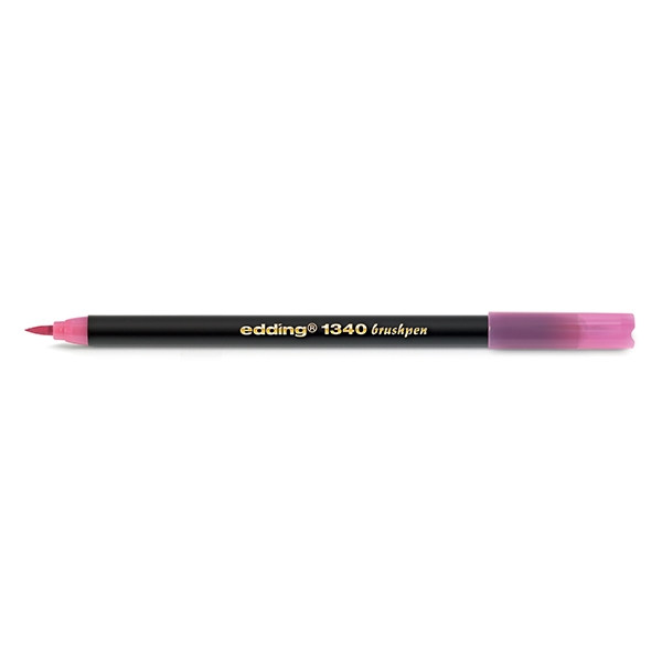 Edding 1340 Rotulador con punta de pincel rosa