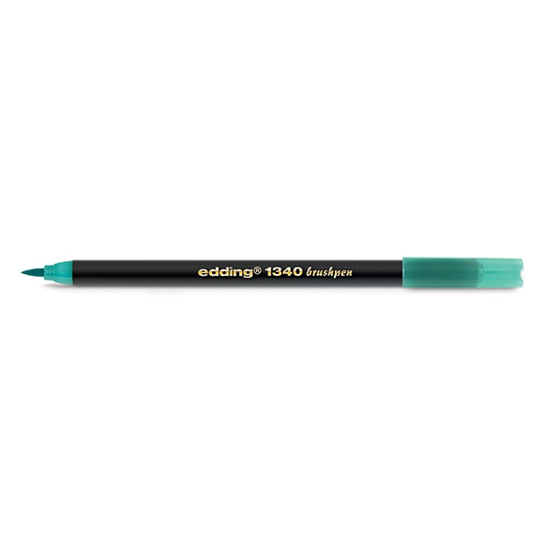 Edding 1340 Rotulador con punta de pincel verde 4-1340004 239176 - 1