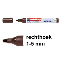 Edding 1455 Rotulador caligrafico | 1-5 mm | marron oscuro 239170