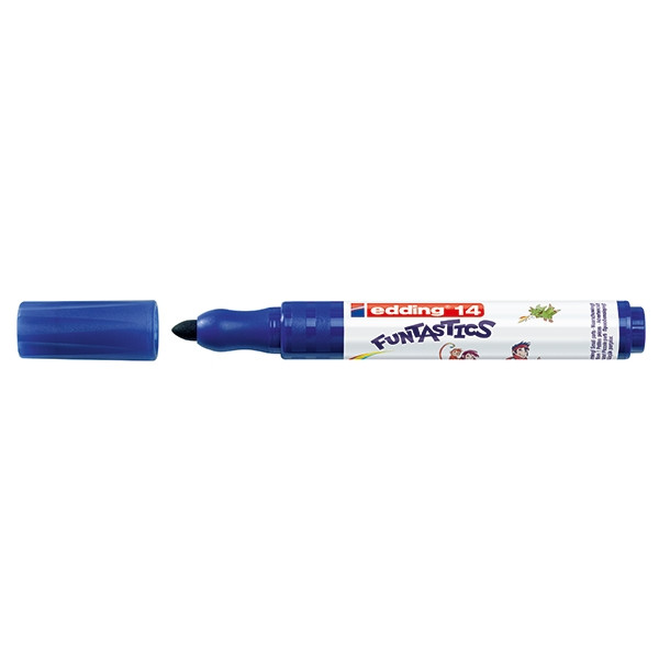 Edding 14 Funtastics Rotulador infantil | 3 mm | punta redonda | azul