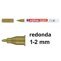 Edding 4085 Rotulador de tiza color oro redondo de 1 a 2 mm 240098