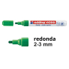 Edding 4095 Rotulador de tiza verde redondo de 2-3 mm 200900 - 1