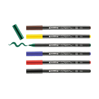 Edding 4200 pack rotuladores con punta de pincel | para porcelana | 6 unidades 239300