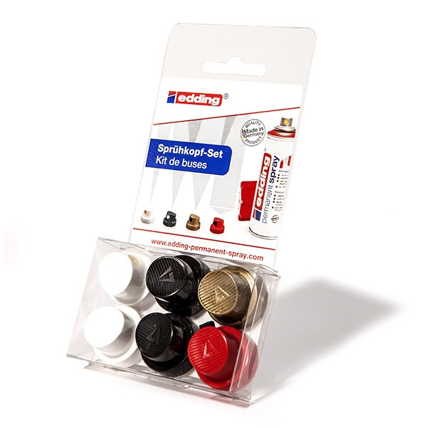 Edding 5200 kit de cabezales de spray | 6 unidades 4-INT5200N 239096 - 1