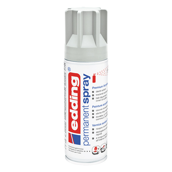 Edding 5200 spray de pintura acrilica permanente gris claro mate 200 ml. 4-5200925 239069 - 1
