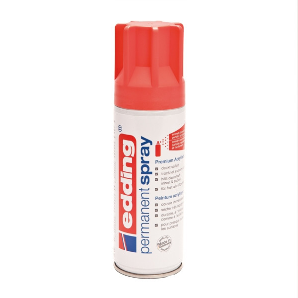Edding 5200 spray de pintura acrilica permanente rosa coral mate 200 ml 4-5200913 239057 - 1