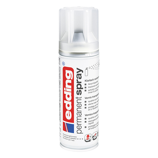 Edding 5200 spray de pintura mate transparente 200 ml.