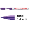 Edding 751 Rotulador de tinta opaca | 1-2 mm | punta redonda | morado 200610 - 1