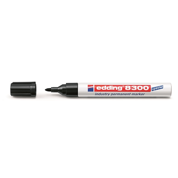Edding 8300 Rotulador industrial permanente | negro | 1,5-3 mm | punta redonda 4-8300001 239308 - 1