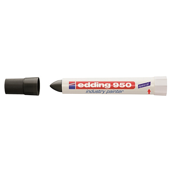 Edding 950 Rotulador industrial negro de punta redonda (10 mm) 4-950001 239303 - 1