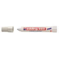 Edding 950 rotulador industrial blanco de punta redonda (10 mm) 239307