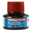 Edding FTK 25 Recambio de tinta roja 200955 - 1
