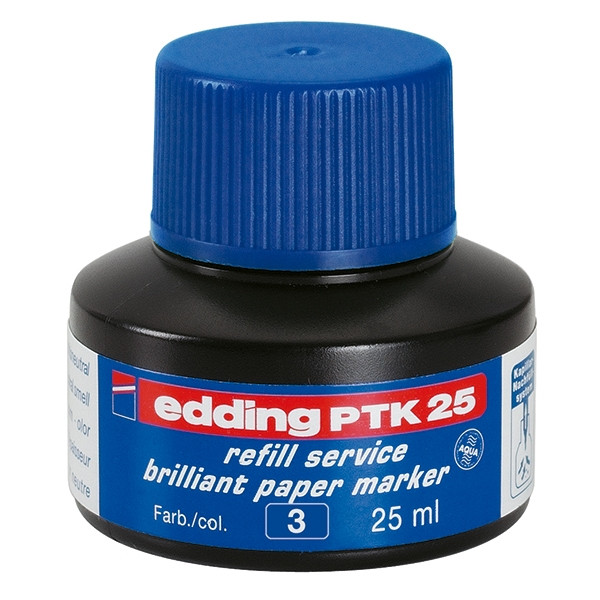 Edding PTK 25 Tinta para rellenar | azul