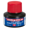 Edding PTK 25 Tinta para rellenar | roja
