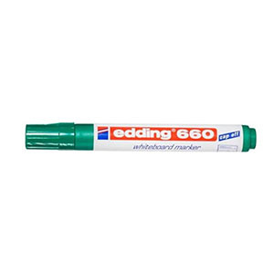 Edding Rotulador Edding 660 Verde Punta redonda para Pizarra Blanca (1.5-3mm) ED660-04 214568 - 1