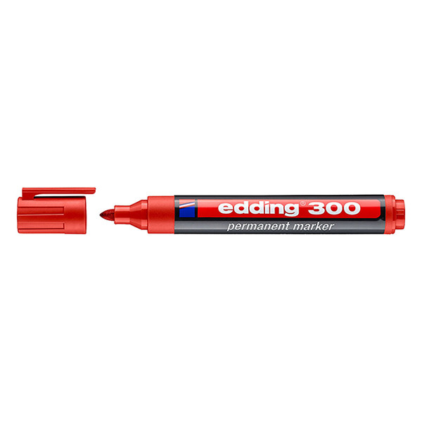Edding Rotulador permanente Edding 300 - punta cónica 1,5-3 mm (rojo) 4-300002 246318 - 1