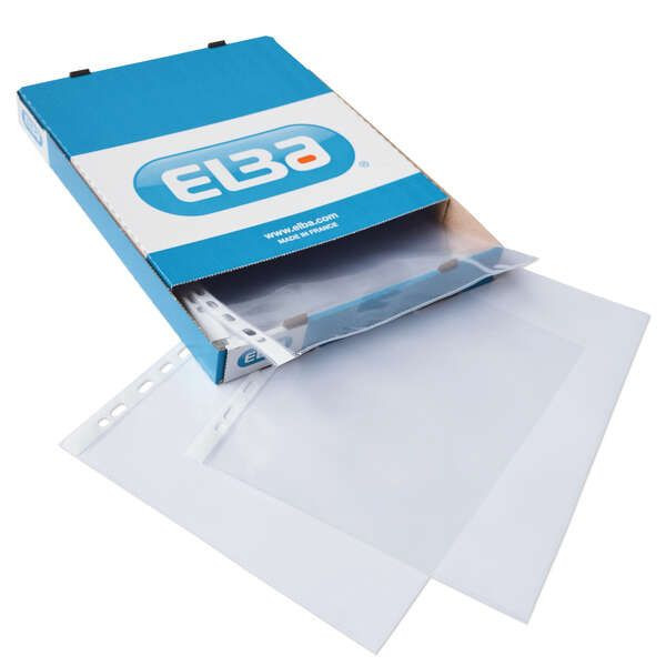 Elba Funda transparente A4 11 agujeros 70 micras - 100 unidades 427402 - 1