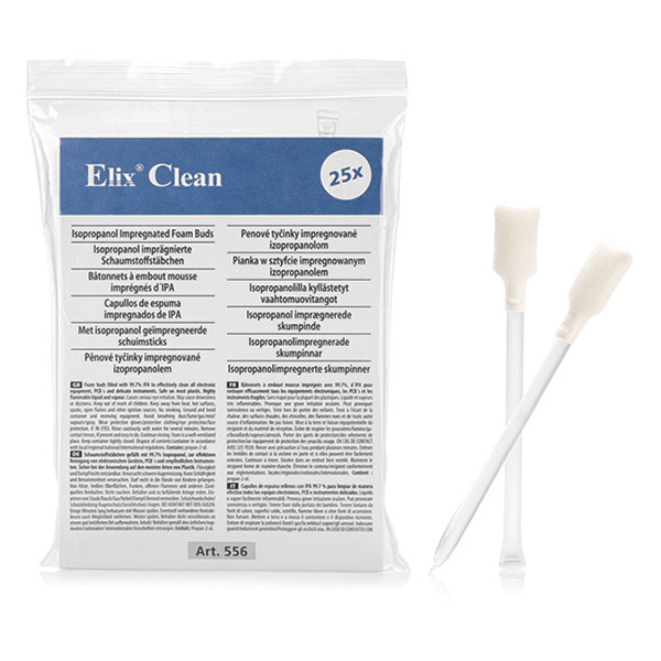 Elix Barras limpiadoras con isopropanol (25 unidades)