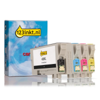 Epson: Pack serie 408XL negro + 3 colores (marca 123tinta)