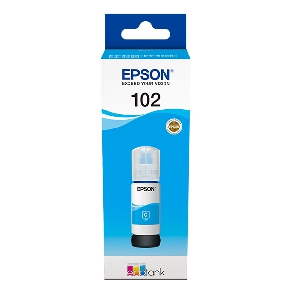 Epson 102 botella de tinta cian (original) C13T03R240 027172 - 1