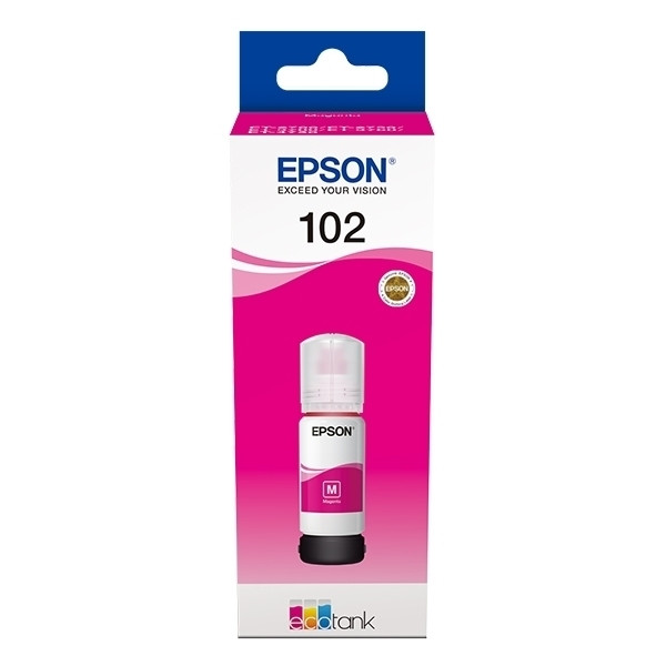 Epson 102 botella de tinta magenta (original) C13T03R340 027174 - 1