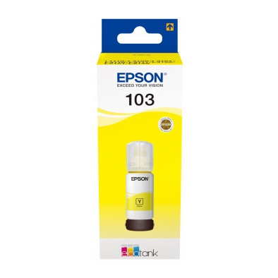 Epson 103 botella de tinta amarilla (original) C13T00S44A 052104 - 1