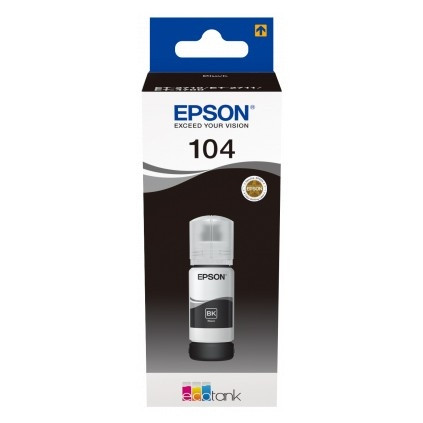 Epson 104 botella de tinta negra (original) C13T00P140 052082 - 1