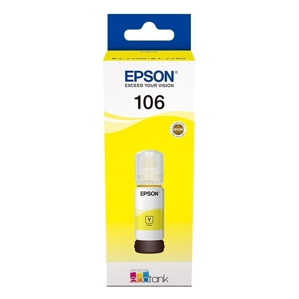 Epson 106 botella de tinta amarilla (original) C13T00R440 027168 - 1