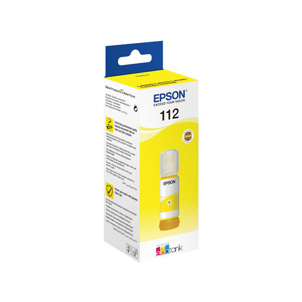 Epson 112 botella de tinta amarilla (original) C13T06C44A 052202 - 1