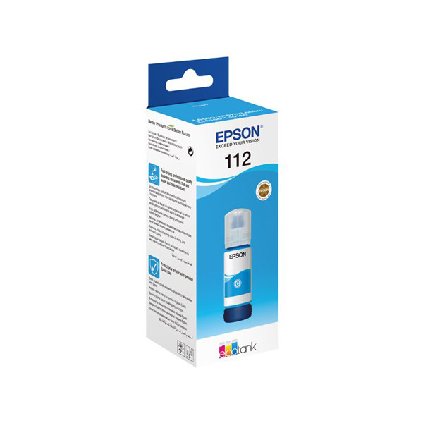 Epson 112 botella de tinta cian (original) C13T06C24A 052198 - 1