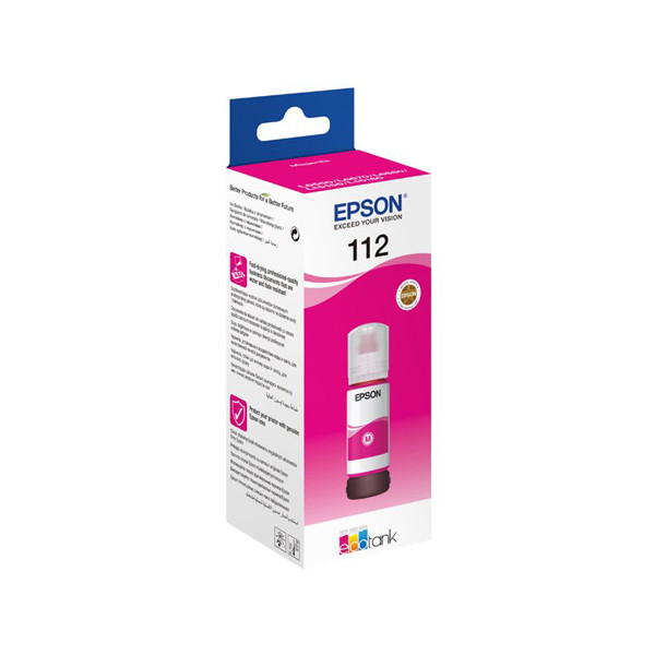 Epson 112 botella de tinta magenta (original) C13T06C34A 052200 - 1