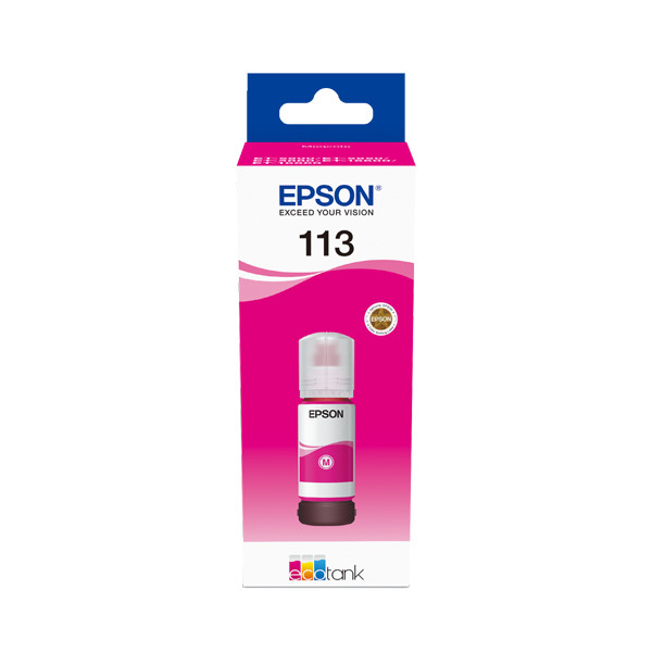 Epson 113 botella de tinta magenta (original) C13T06B340 083484 - 1