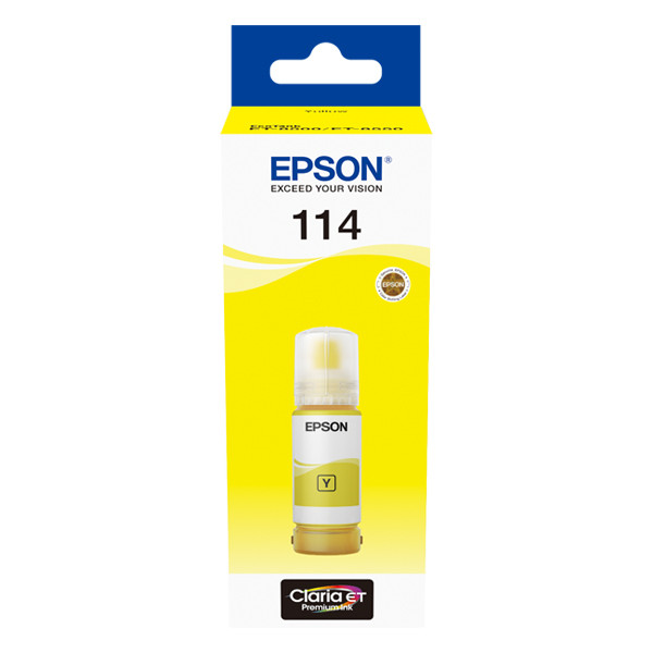 Epson 114 botella de tinta amarilla (original) C13T07B440 083598 - 1