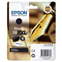 Epson 16XXL (T1681) cartucho de tinta negro XXL (original) C13T16814010 C13T16814012 026670