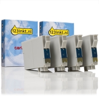 Epson 16 (T1626) cartuchos de tinta (marca 123tinta) | Pack negro + 3 colores