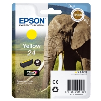 Epson 24 (T2424) cartucho de tinta amarillo (original) C13T24244010 C13T24244012 026582
