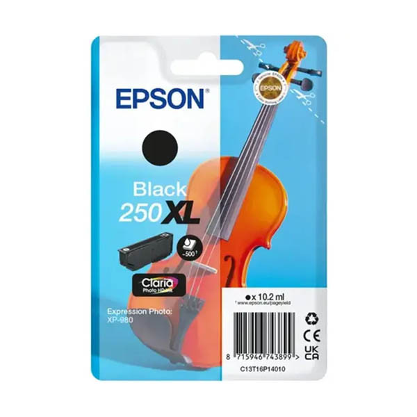 Epson 250XL cartucho de tinta negro (original)