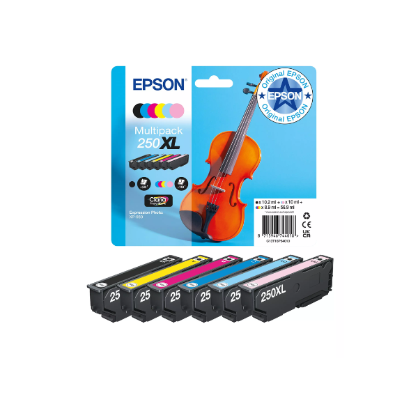 Epson 250XL multipack 6 colores (original) 652110 - 1