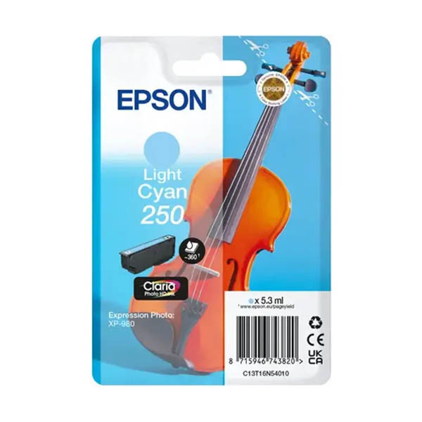 Epson 250 cartucho de tinta cian claro (original) 652092 - 1