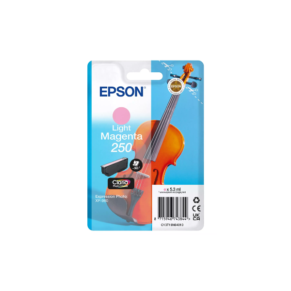 Epson 250 cartucho de tinta magenta claro (original) 652094 - 1